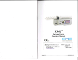 CME T-34L Syringe Pump Owner's manual