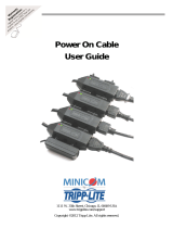 Tripp Lite Minicom Power-On Cable Owner's manual