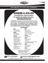 Axxess GMOS-LAN-01 Installation Instructions Manual