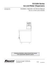 Follett VU155N Series Installation, Operation And Service Manual