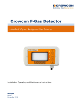 Crowcon F-Gas Detector User manual
