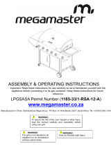 Megamaster Blaze 500 Maxim Assembly & Operating Instructions