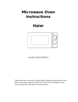 Haier HGN-2070MHGN2070MG Owner's manual
