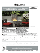 Regency Plateau PTO30 Owner's manual