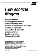 ESAB LAR 500, LAR 630 Magma User manual