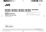 JVC KD-R441 Owner's manual