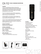 Audix CX-112 User manual