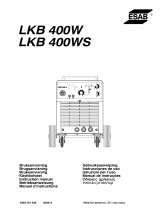 ESAB LKB 400WS User manual