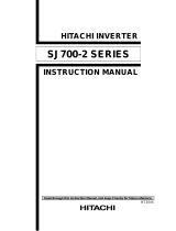 Hitachi SJ700-2 Series User manual