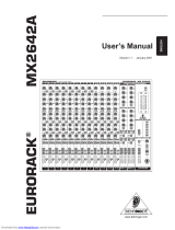 Behringer Eurorack MX2642A User manual