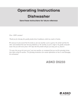 Asko D5152XXL Operating Instructions Manual