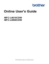 Brother MFC-L8900CDW User guide