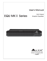 Alto EQU131VU-MKII User manual