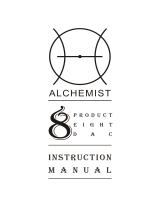 ALCHEMIST Product 8 DAC User manual