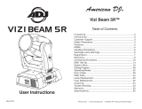 ADJ Vizi Beam 5R User Instructions