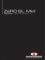 Novation ZeRO SL MkII User guide