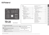 Roland TD-25 Owner's manual