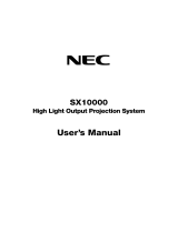 NEC SX10000 Owner's manual