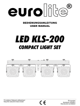 EuroLite LED KLS-401 COMPACT LIGHT SET User manual