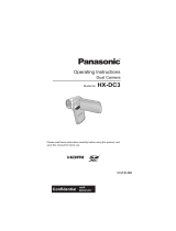 Panasonic HX-DC3 User manual