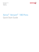 Xerox Versant 180 Quick start guide