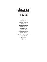 Alto Professional TX12 User manual