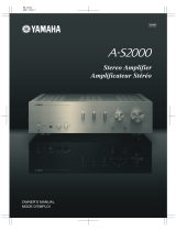 Yamaha A-S2000 User manual