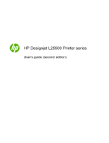 HP DesignJet L25500 Printer series User guide