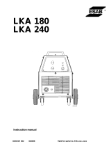 ESAB LKA 180, LKA 240 User manual