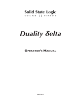 Solid State Logic Duality Fuse Owner's manual