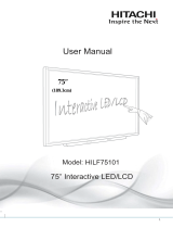 Hitachi HILF75101 User manual