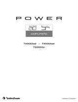 Rockford Fosgate Power ad Series Installation & Operation Manual