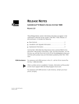 3com REMOTE ACCESS SYSTEM 150 Release note