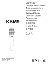 Shure KSM9 User guide