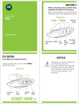 Motorola T505 - MOTOROKR - Speaker Phone Quick start guide