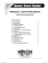 Tripp Lite NetDirector Cat5 IP KVM Switches User manual