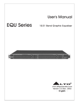 Alto EQU Series User manual