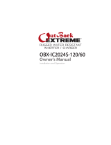 Outback Power Systems EXTREME OBX-IC2024S-120/60 User manual