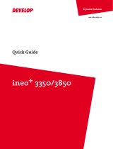 Develop ineo+ 3350 Quick Manual