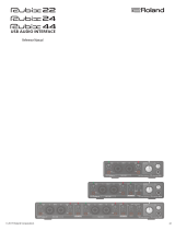 Roland Rubix24 User manual