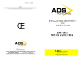 ADSworldwid ADS -1015 Installation And Operating Instructions Manual