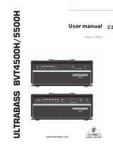Behringer Ultrabass BVT4500H User manual