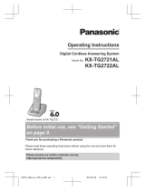 Panasonic KX-TG2722AL User manual