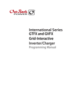 OutBack Power GVFX3024E International Series Owner's manual