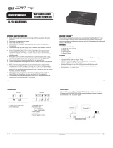 Binary B-220-VGALRTOHD-S Owner's manual