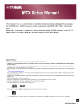 Yamaha MTX3 Owner's manual