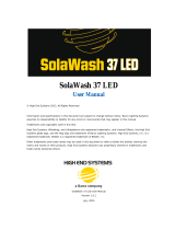 High End Systems SolaWash 37 User manual