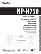 TEAC NP-H750 Owner's manual