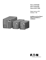 Eaton Nova AVR 625 Installation and User Manual