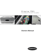 Perreaux Prisma 750 User manual
